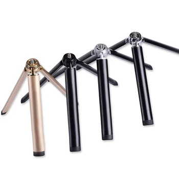 Mini Travel Portable Camera Phone Selfie Tripod Light weight Golden Sliver Black Aluminum Pocket Tripods Stand for DSLR Cameras
Mini Travel Portable Camera Phone Selfie Tripod Light weight Golden Sliver Black Aluminum Pocket Tripods Stand for DSLR Cameras