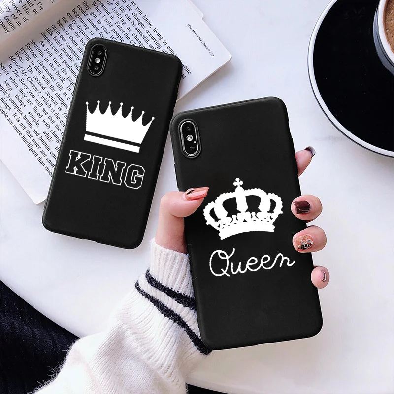 Queen King Phone Case For iPhone XS Max XR X XS Color Matte Soft TPU Sexy Lace Floral Coque For iPhone 7 8 6 6S Plus 5 5S Covers
Queen King Phone Case For iPhone XS Max XR X XS Color Matte Soft TPU Sexy Lace Floral Coque For iPhone 7 8 6 6S Plus 5 5S Covers