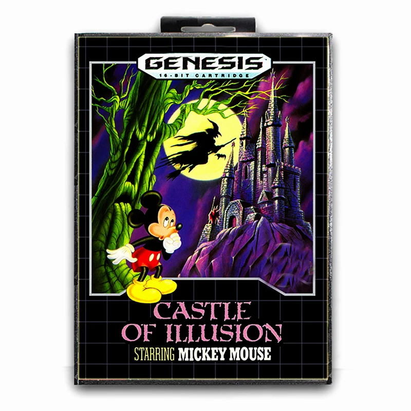 Castle of illusion Starring Micky Muse with Box for 16 bit Sega MD Game Card for Mega Drive for Genesis Video Console
Castle of illusion Starring Micky Muse with Box for 16 bit Sega MD Game Card for Mega Drive for Genesis Video Console