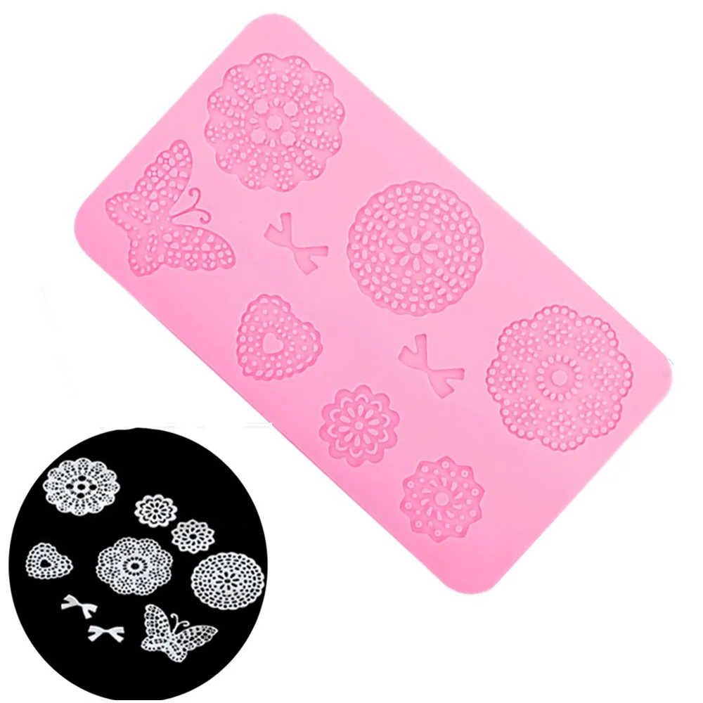 Silicone Mold Cake Mold Lace Mat Fondant Cake Decorating Tools Wedding Flower Butterfly Heart Bow Embossing Mould Bakery
Silicone Mold Cake Mold Lace Mat Fondant Cake Decorating Tools Wedding Flower Butterfly Heart Bow Embossing Mould Bakery