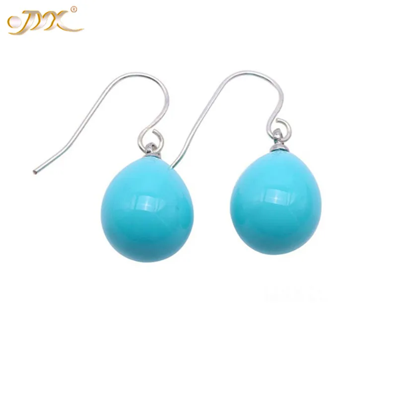 JYX Blue Seashell Pearl Earrings 12x16mm Teardrop elegant gift to lover vivid blue drop earring for women
JYX Blue Seashell Pearl Earrings 12x16mm Teardrop elegant gift to lover vivid blue drop earring for women