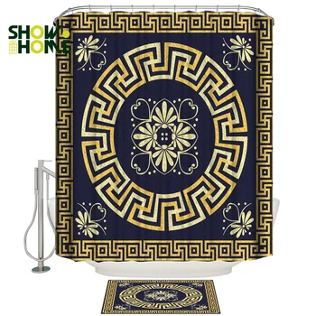 Showhome Blue Greece Shower Curtain Bath Sets With Rugs 2 Piece Bathroom Set Shower Curtain Sets Waterproof Inside Modern Women
Showhome Blue Greece Shower Curtain Bath Sets With Rugs 2 Piece Bathroom Set Shower Curtain Sets Waterproof Inside Modern Women