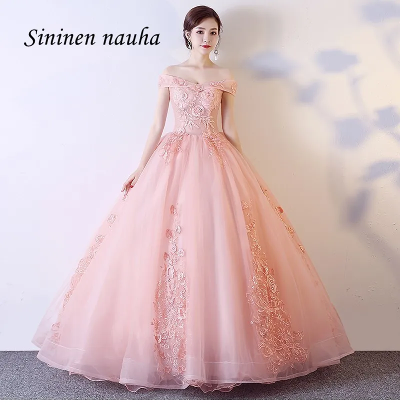 Blush 2019 Quinceanera Prom Dresses with Sleeve Off The Shoulder Appliques Ball Gown Vestidos De 15 Anos Sweet 16 Dresses 342
Blush 2019 Quinceanera Prom Dresses with Sleeve Off The Shoulder Appliques Ball Gown Vestidos De 15 Anos Sweet 16 Dresses 342