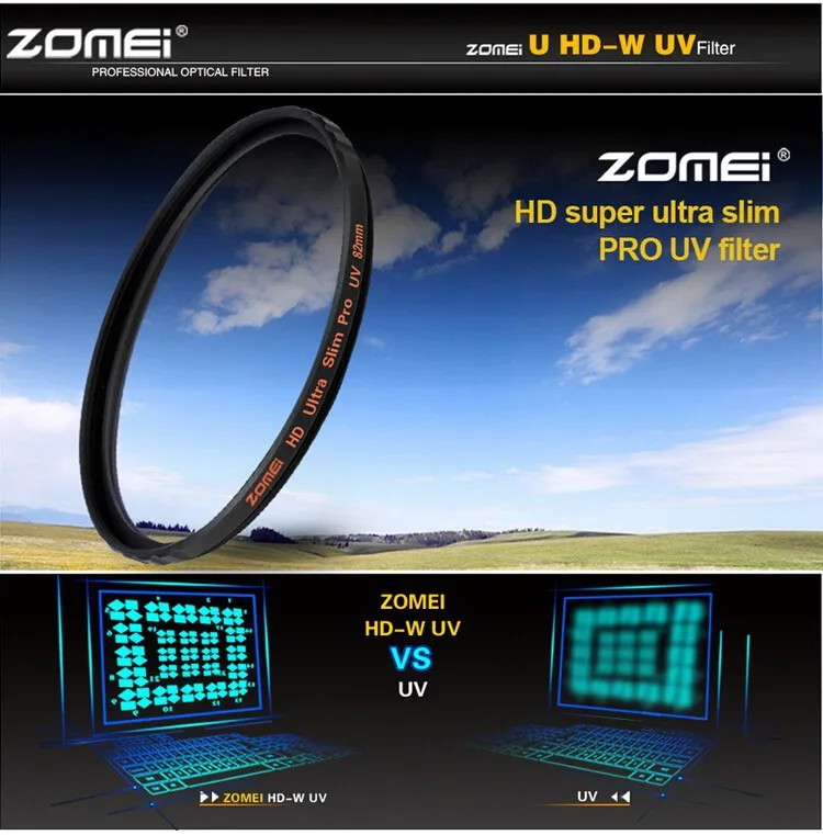 Zomei HD SLIM UV 67mm Filter U HD-W MC UV High Definition Ultra-Violet Lens Protector for 67 mm Digital Camera Lens
Zomei HD SLIM UV 67mm Filter U HD-W MC UV High Definition Ultra-Violet Lens Protector for 67 mm Digital Camera Lens