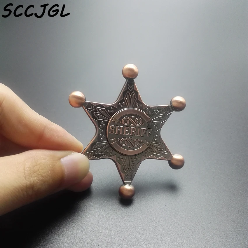 Sheriff Fidget Spinner Retro Hand Spinner Desk Finger Spin hand spinner EDC Sensory alloy Toy Anxiety Stress Relief toys Captain
Sheriff Fidget Spinner Retro Hand Spinner Desk Finger Spin hand spinner EDC Sensory alloy Toy Anxiety Stress Relief toys Captain