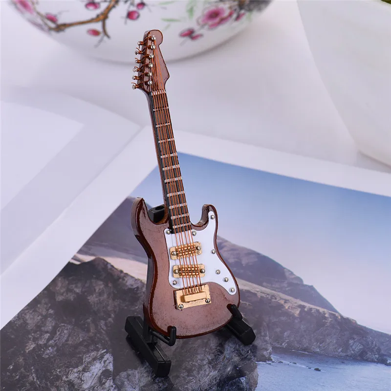 Mini Electric Guitar Model Miniature Desktop Decor Musical Instruments Best Gift with Delicate Box
Mini Electric Guitar Model Miniature Desktop Decor Musical Instruments Best Gift with Delicate Box