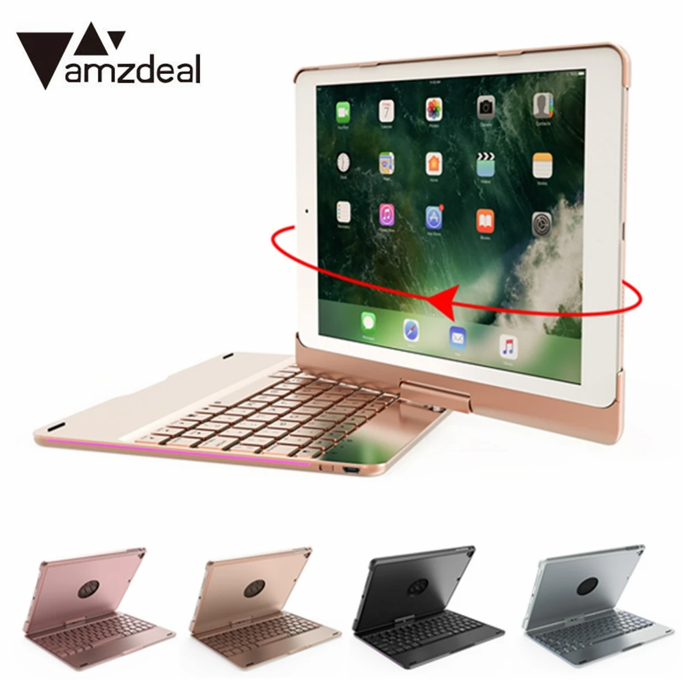 Case For Ipad 9.7 With 4 Color LED Wrieless Keypad 360 Degree Rotate Bluetooth Keyboard Cover Computer Premium Laptops Portable
Case For Ipad 9.7 With 4 Color LED Wrieless Keypad 360 Degree Rotate Bluetooth Keyboard Cover Computer Premium Laptops Portable