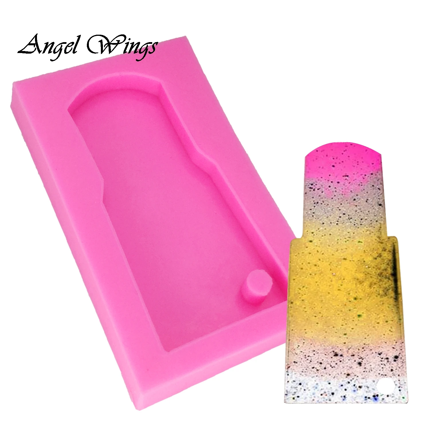 DIY Shiny water glass shape Perforated silicone tumbler mold for key chain Resin Clay Soap Mold for 3D crafts DY0045
DIY Shiny water glass shape Perforated silicone tumbler mold for key chain Resin Clay Soap Mold for 3D crafts DY0045