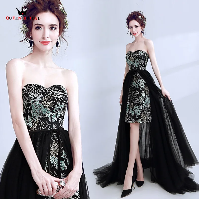 QUEEN BRIDAL 2018 New Evening Dresses High Low Short Lace Detachable Skirt Sexy Elegant Prom Party Dress Vestido De Festa LS07
QUEEN BRIDAL 2018 New Evening Dresses High Low Short Lace Detachable Skirt Sexy Elegant Prom Party Dress Vestido De Festa LS07