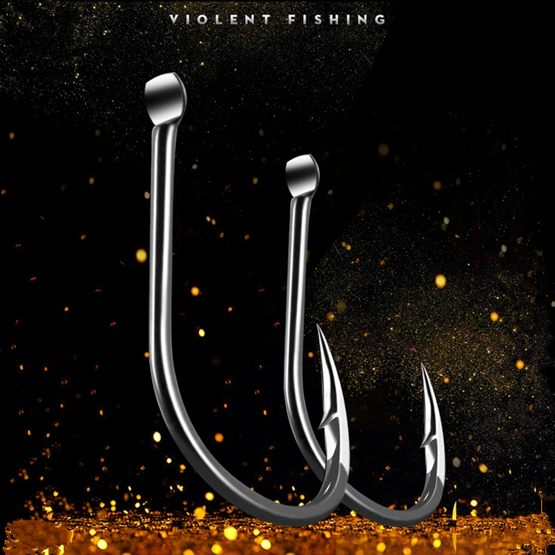 150PCS High Carbon Steel Iseama fishhook 0.5#-16# single hook High Qulity Fishing Hook black color Single Big Hook Treble Hooks
150PCS High Carbon Steel Iseama fishhook 0.5#-16# single hook High Qulity Fishing Hook black color Single Big Hook Treble Hooks