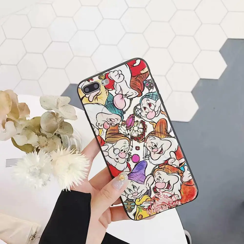 Lovely Seven Dwarfs Silk-grain Phone Case Soft TPU Back Full Cover For iPhoneXSMAX 8PLUS 6s 7plus Skinny Shell Protection
Lovely Seven Dwarfs Silk-grain Phone Case Soft TPU Back Full Cover For iPhoneXSMAX 8PLUS 6s 7plus Skinny Shell Protection