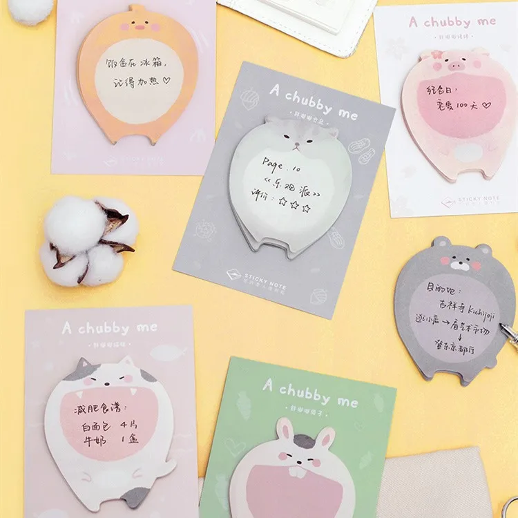 30 Sheets/pad Chubby Cute Animals Sticky Notes Cute Weekly Plan Schedule Self Stick Memo Pads Notes Pads Office School Supply
30 Sheets/pad Chubby Cute Animals Sticky Notes Cute Weekly Plan Schedule Self Stick Memo Pads Notes Pads Office School Supply