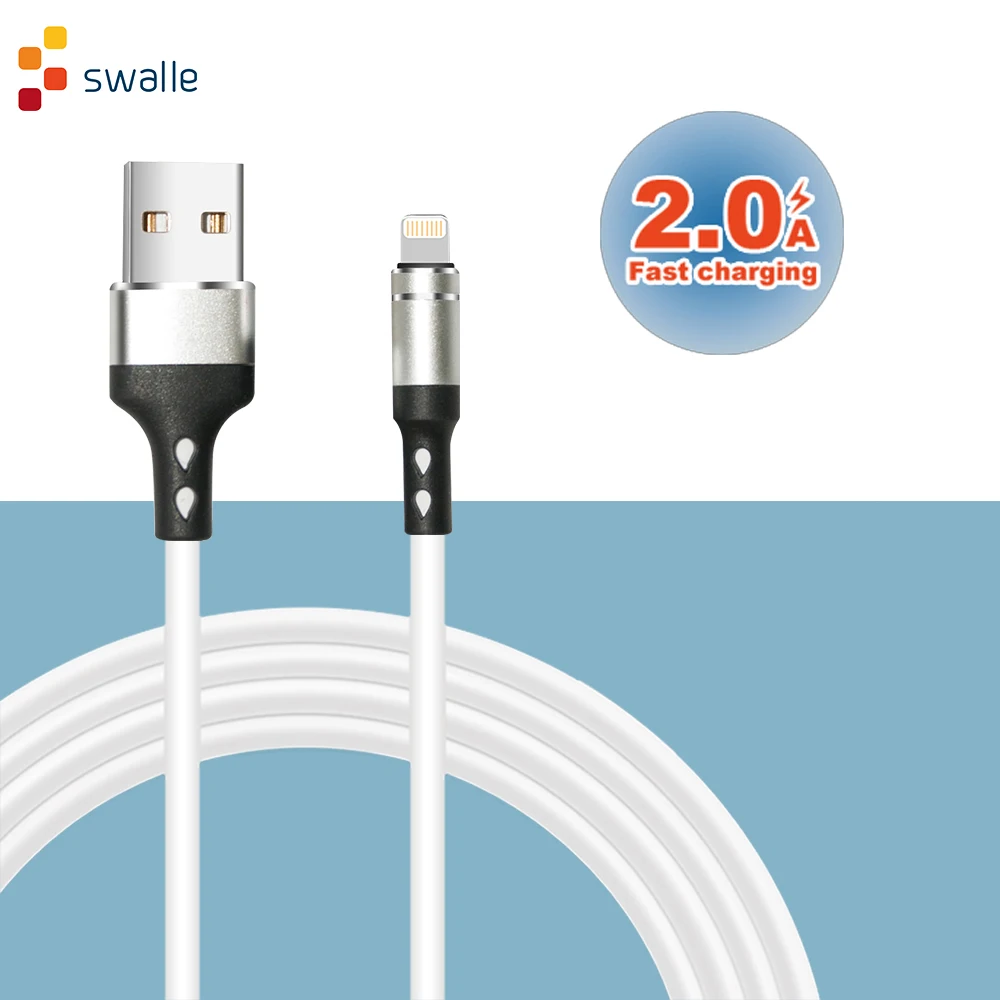 Swalle Lightning Type C Micro USB Cable 2A Fast Charging Mobile Phone Charger Cable for iPhone Samsung Xiaomi Huawei LG Cable
Swalle Lightning Type C Micro USB Cable 2A Fast Charging Mobile Phone Charger Cable for iPhone Samsung Xiaomi Huawei LG Cable