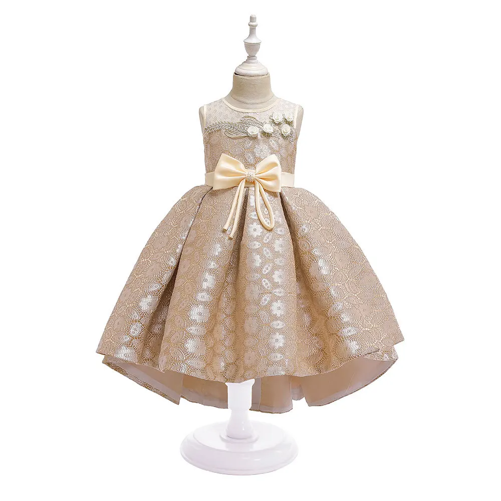 HOT Girls Wedding Evening Clothing for Flower Girl Gown Satin Bowknot Princess Party Dress Children Formal Clothes Kids Dresses
HOT Girls Wedding Evening Clothing for Flower Girl Gown Satin Bowknot Princess Party Dress Children Formal Clothes Kids Dresses