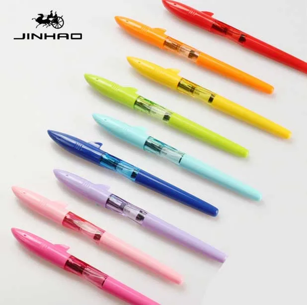 JINHAO shark fountain pen 0.7mm School Office supplies high quality plastic pens male female boy gilt gift pens
JINHAO shark fountain pen 0.7mm School Office supplies high quality plastic pens male female boy gilt gift pens