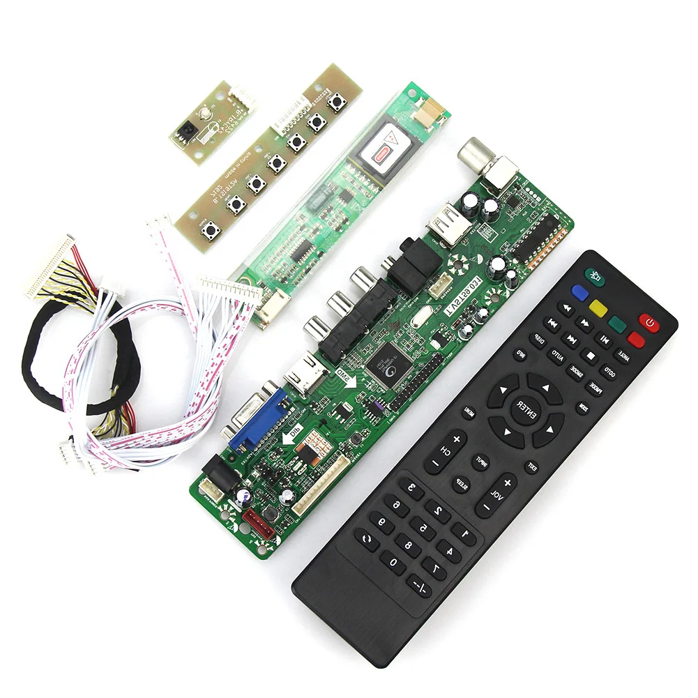 T.VST59.03 LCD/LED Controller Driver Board For N150X3-L07 LTN150XB-L03 (TV+HDMI+VGA+CVBS+USB) LVDS Reuse Laptop 1024x768
T.VST59.03 LCD/LED Controller Driver Board For N150X3-L07 LTN150XB-L03 (TV+HDMI+VGA+CVBS+USB) LVDS Reuse Laptop 1024x768