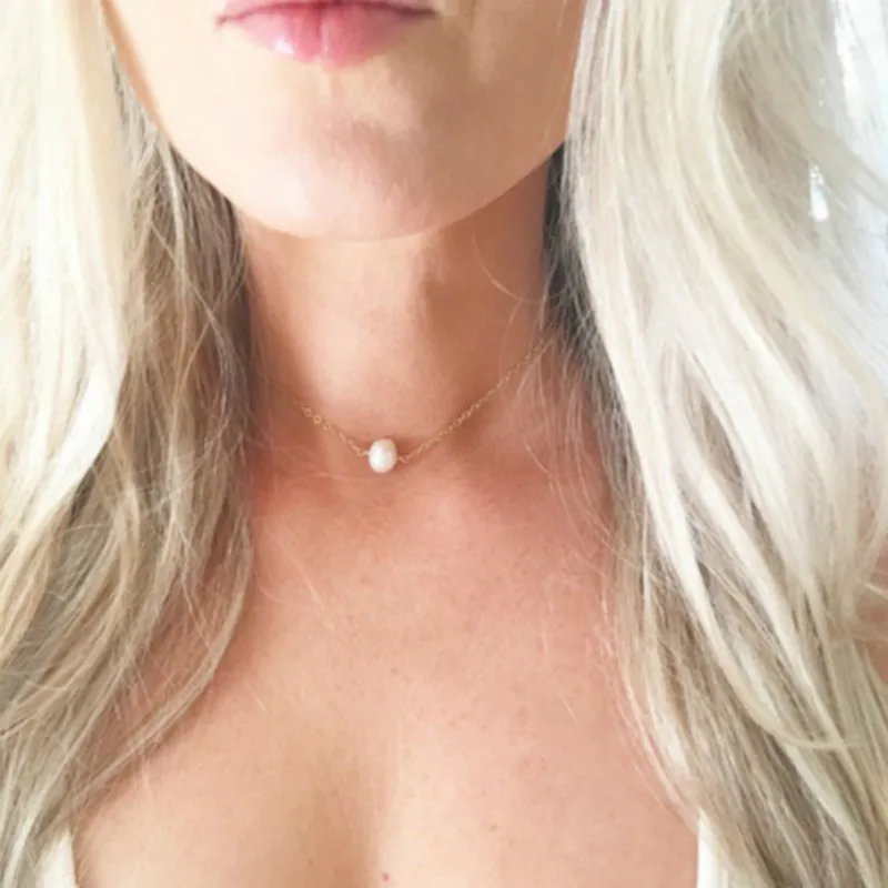 Silver Chain Pearl Choker Necklace For Women Chocker necklaces & pendants colar collier femme colares bijoux Kolye gargantilha
Silver Chain Pearl Choker Necklace For Women Chocker necklaces & pendants colar collier femme colares bijoux Kolye gargantilha