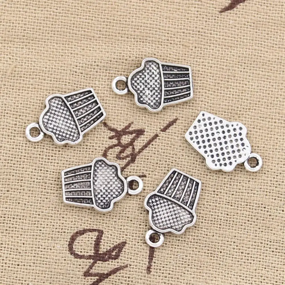 30pcs Charms cupcake ice cream 15x10mm Antique Silver Plated Pendants Making DIY Handmade Tibetan Silver Jewelry
30pcs Charms cupcake ice cream 15x10mm Antique Silver Plated Pendants Making DIY Handmade Tibetan Silver Jewelry