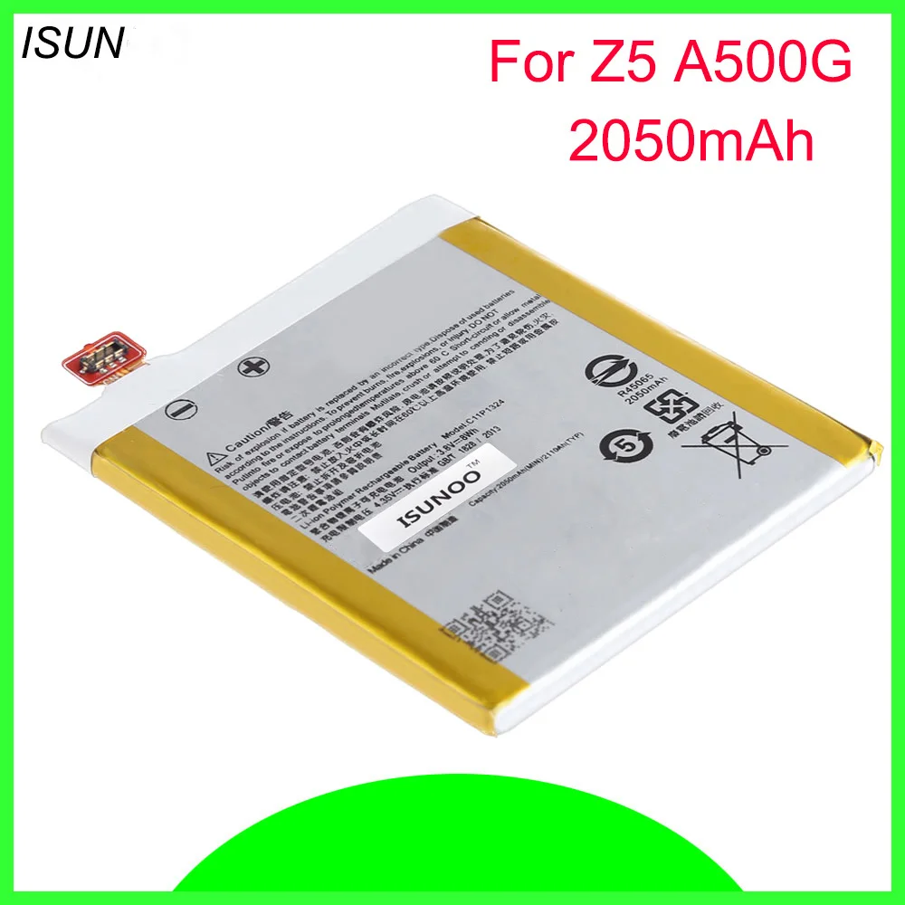 ISUNOO 2050mAh C11P1324 battery for ASUS ZenFone 5 A500G Z5 A500 A500CG A501CG A500KL phone battery
ISUNOO 2050mAh C11P1324 battery for ASUS ZenFone 5 A500G Z5 A500 A500CG A501CG A500KL phone battery