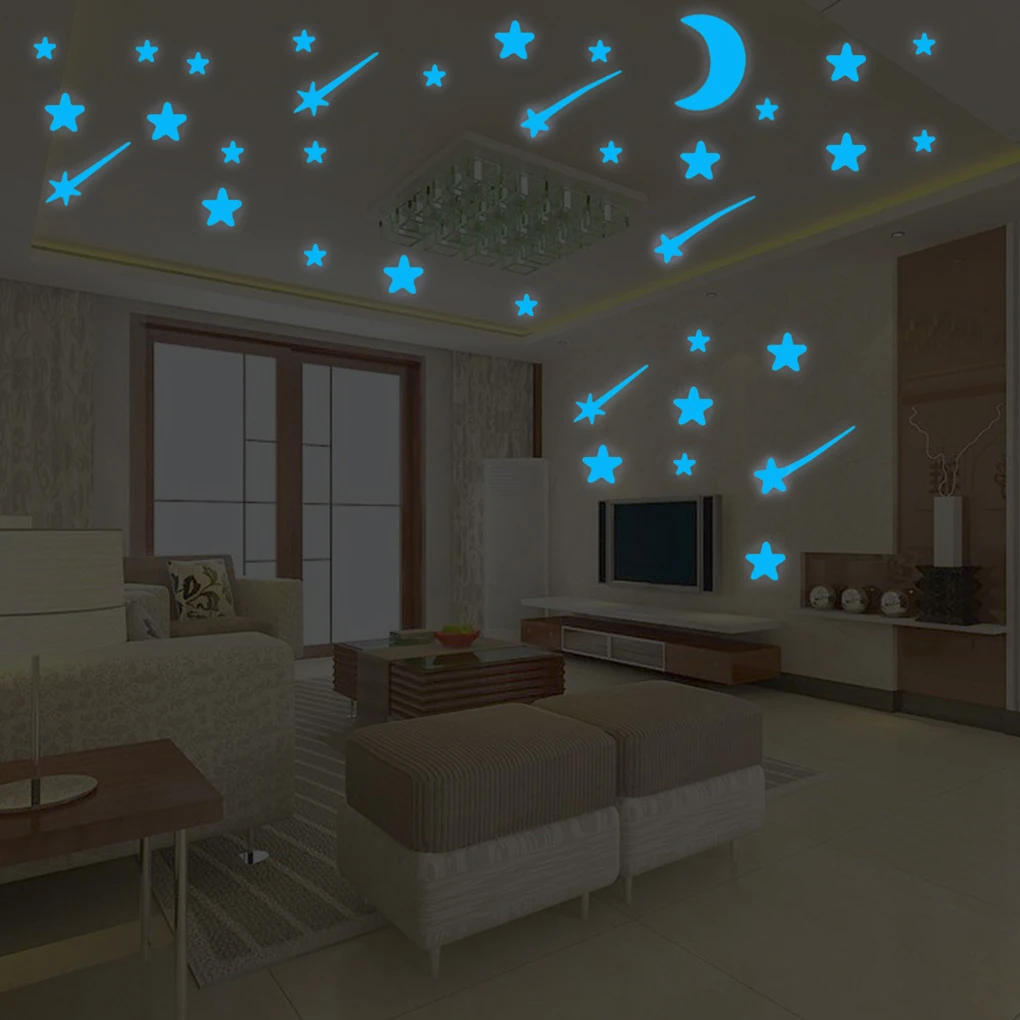 NEW Blue Star Luminous Stickers Background Wallpaper Mural Tattoo Wall Stickers Decals Baby Children Bed Room Decor
NEW Blue Star Luminous Stickers Background Wallpaper Mural Tattoo Wall Stickers Decals Baby Children Bed Room Decor