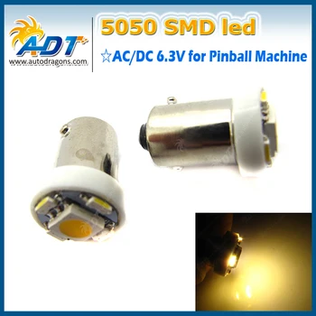 200pcs Non flicking Super White Ba9s #44 #47 AC 6.3V 335SMD+ 5050SMD pinball led Light for pinball game machine
200pcs Non flicking Super White Ba9s #44 #47 AC 6.3V 335SMD+ 5050SMD pinball led Light for pinball game machine