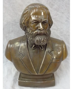 11" Chinese BRASS Great Legend Marxism Marx Head Statue Half-length Sculpture wedding Brass Fine Arts
11" Chinese BRASS Great Legend Marxism Marx Head Statue Half-length Sculpture wedding Brass Fine Arts