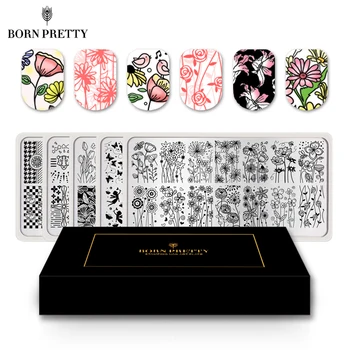 BORN PRETTY 5 Pcs Flower Butterfly Nail Stamping Plate Set Template Rectangle Strip Mandala Nail Art Image Plate
BORN PRETTY 5 Pcs Flower Butterfly Nail Stamping Plate Set Template Rectangle Strip Mandala Nail Art Image Plate