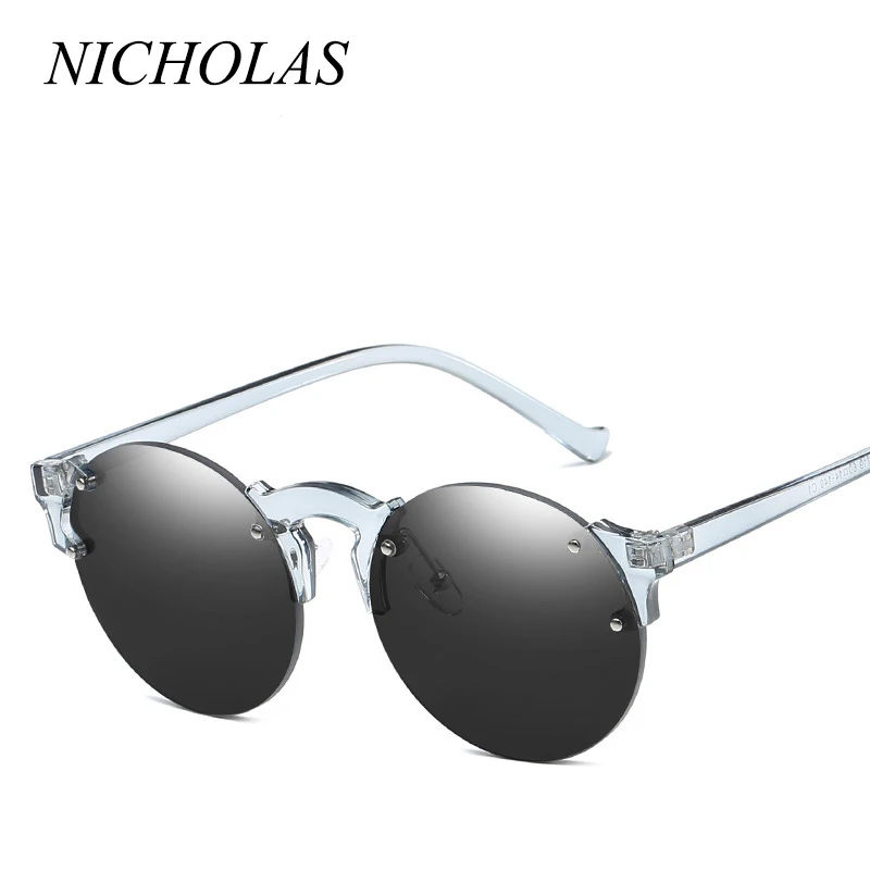 Фото Солнцезащитные очки без оправы NICHOLAS женские брендовые дизайнерские