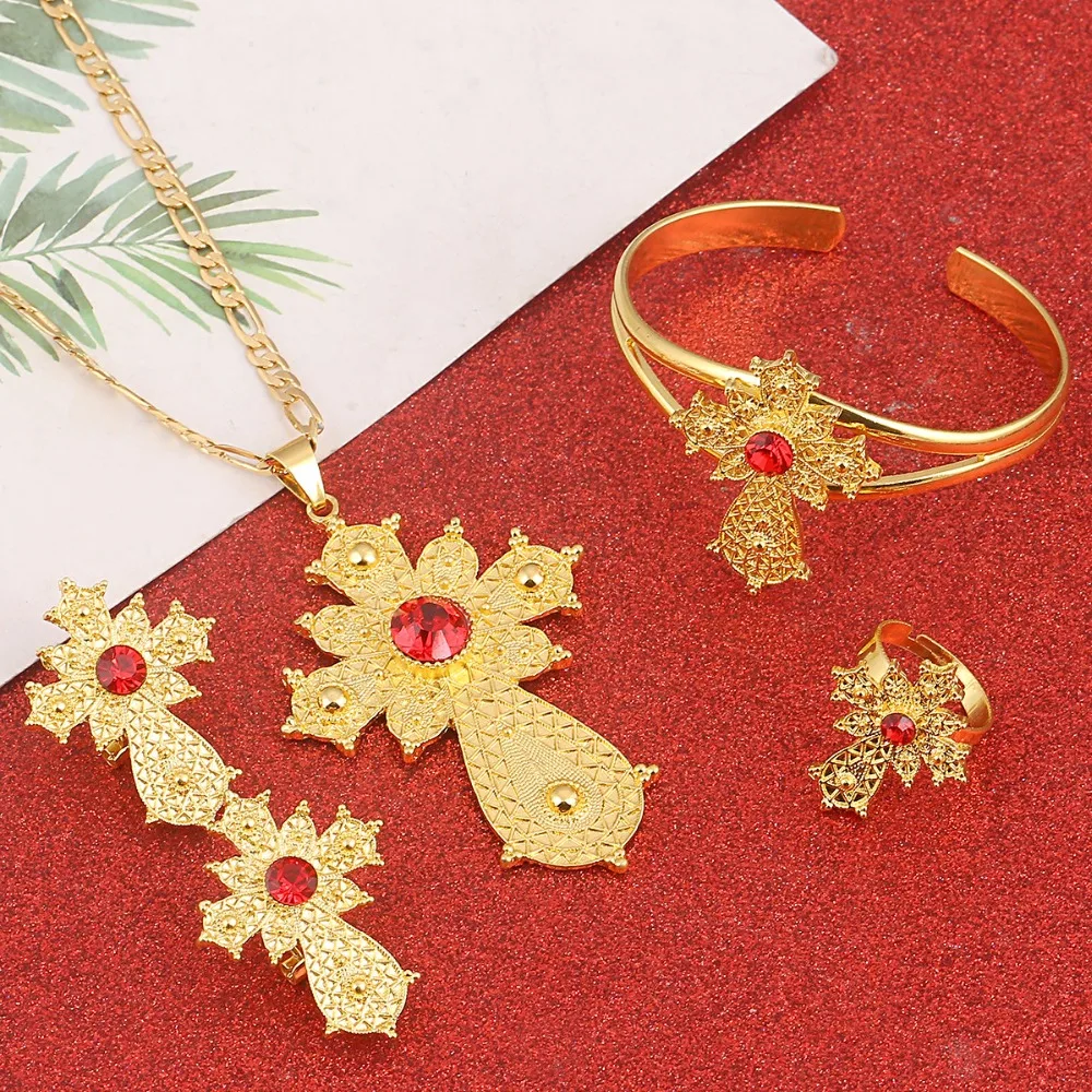 Ethiopian Jewelry Sets Pendant Necklaces Earrings Bangle Ring Habesha Jewelry Eritrean Wedding Gifts
Ethiopian Jewelry Sets Pendant Necklaces Earrings Bangle Ring Habesha Jewelry Eritrean Wedding Gifts