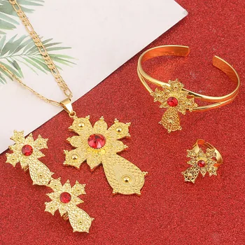 Ethiopian Jewelry Sets Pendant Necklaces Earrings Bangle Ring Habesha Jewelry Eritrean Wedding Gifts
Ethiopian Jewelry Sets Pendant Necklaces Earrings Bangle Ring Habesha Jewelry Eritrean Wedding Gifts