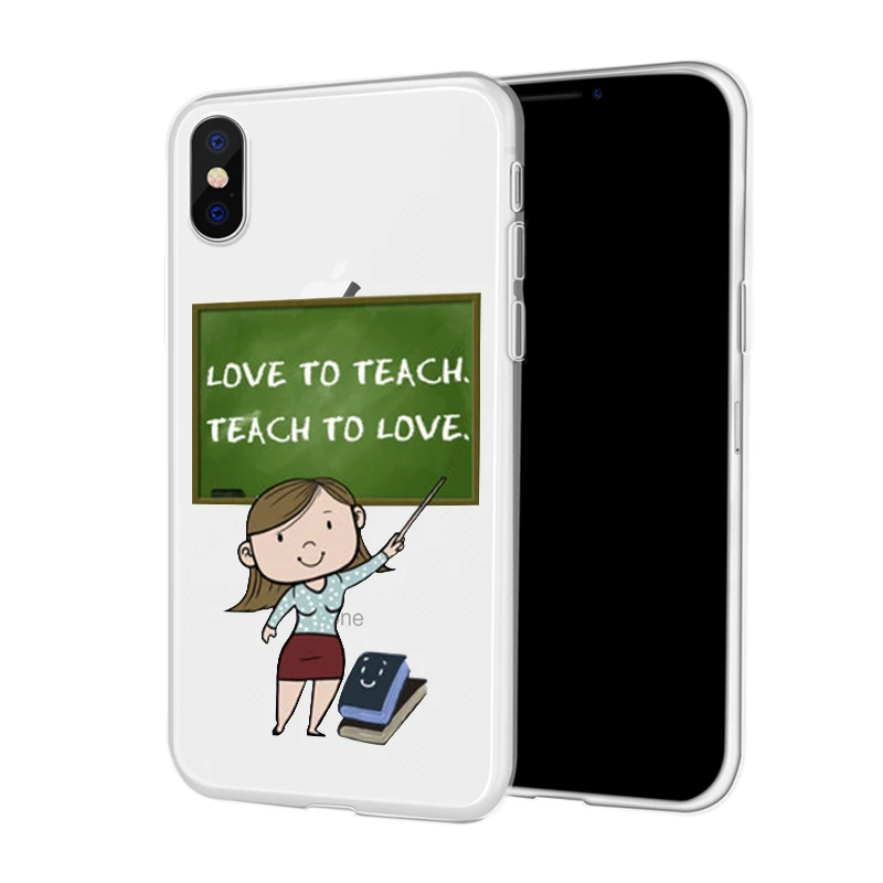DIFFRBEAUTY Phone Case Coque For iPhone XR 6 6S Plus X 5 SE Plus Cartoon Cute Teacher Clear Phone Cover For iPhone 8 7 Plus
DIFFRBEAUTY Phone Case Coque For iPhone XR 6 6S Plus X 5 SE Plus Cartoon Cute Teacher Clear Phone Cover For iPhone 8 7 Plus