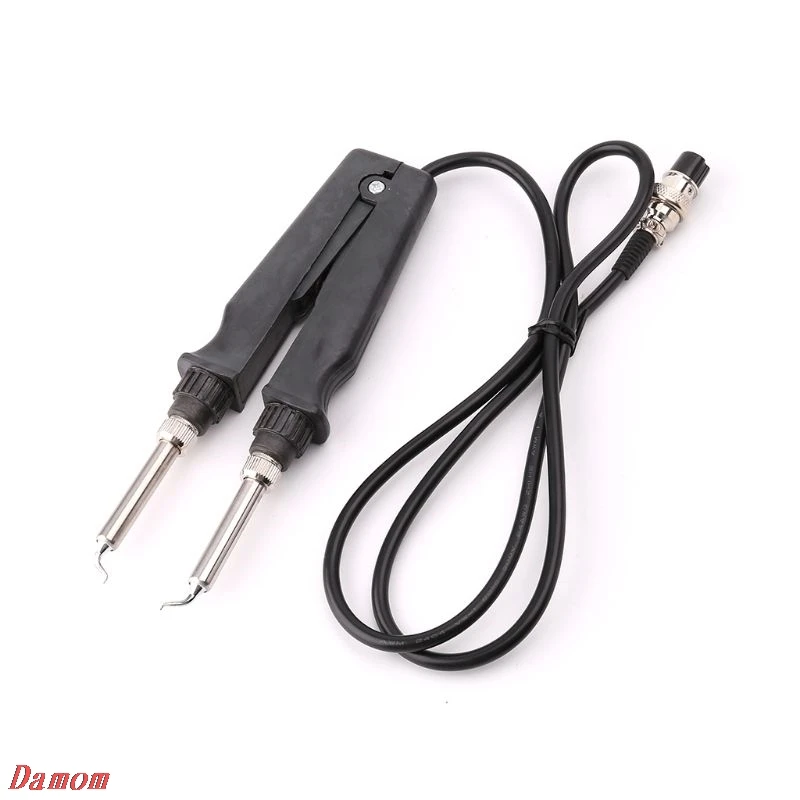 902 ESD SMD Double Soldering Iron Tweezer Handle Clip Heating Plier Soldering Station Accessories
902 ESD SMD Double Soldering Iron Tweezer Handle Clip Heating Plier Soldering Station Accessories