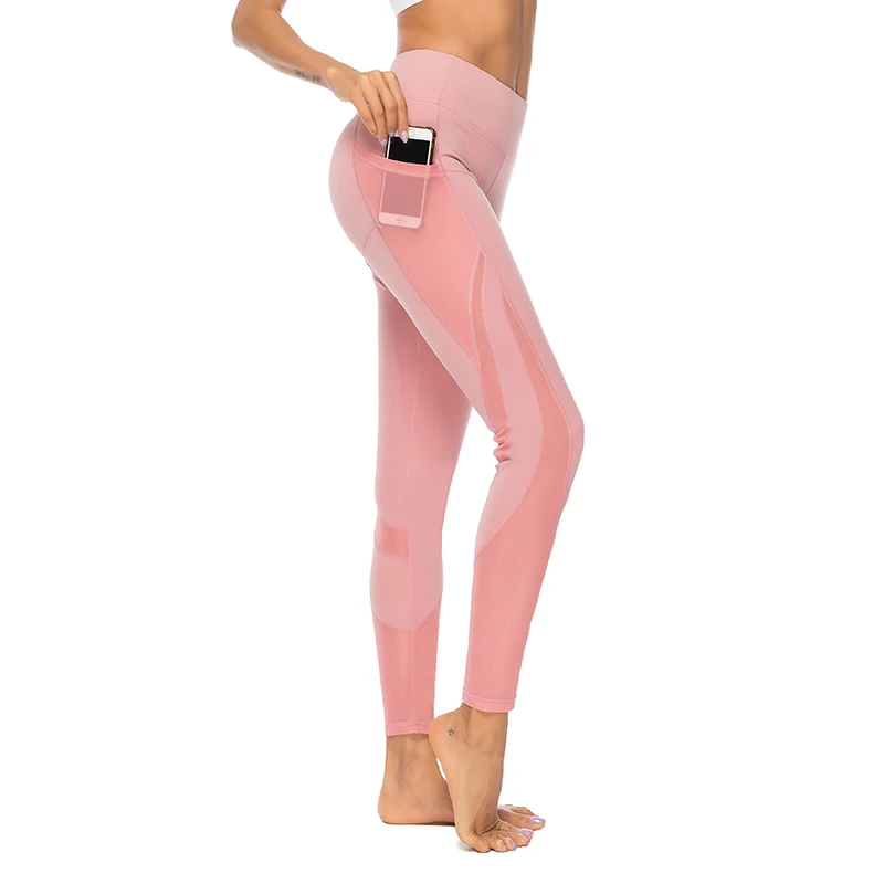Sexy Mesh Leggings For Women Pink Gym Pants Fitness With Pockets Jeggings Leggins Workout Casual Patchwork Leggings
Sexy Mesh Leggings For Women Pink Gym Pants Fitness With Pockets Jeggings Leggins Workout Casual Patchwork Leggings