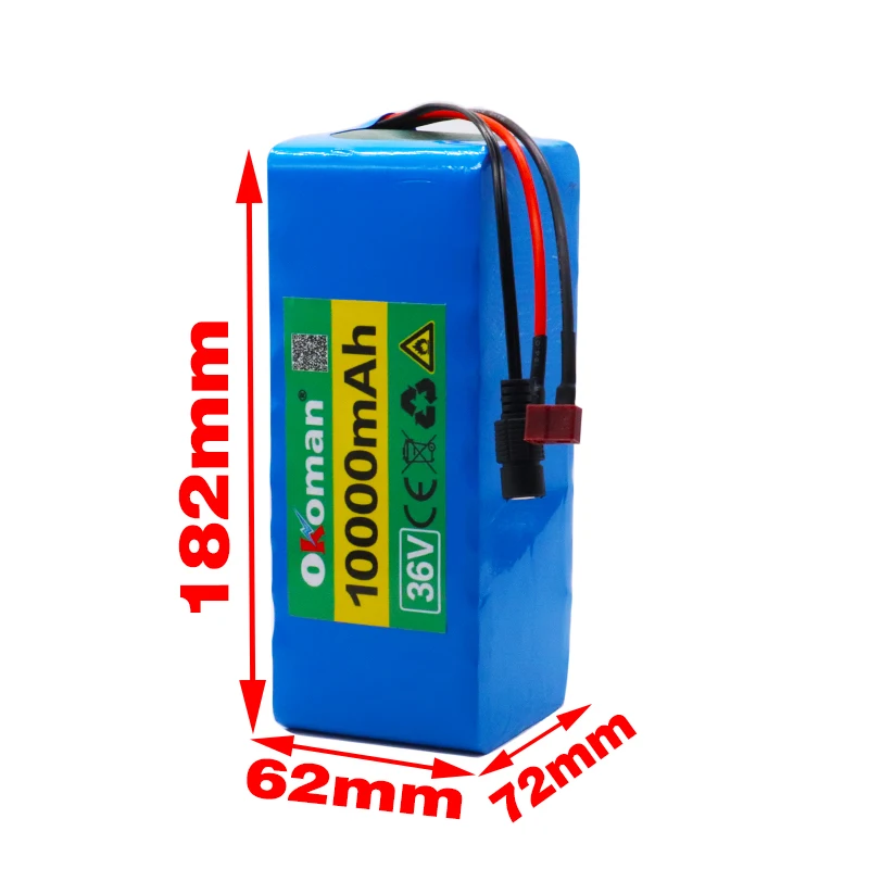 New 36V10Ah 10S4P 500W High power&capacity 42V 18650 lithium battery pack ebike electric car bicycle motor scooter with BMS
New 36V10Ah 10S4P 500W High power&capacity 42V 18650 lithium battery pack ebike electric car bicycle motor scooter with BMS