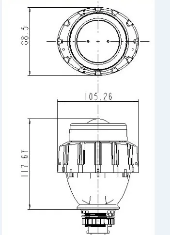 RACBOX 35 Вт 2 8 дюйма HID линзы проектора Bi Xenon светильник LHD H1 H4 H7 6000K Белый CCFL ангельские