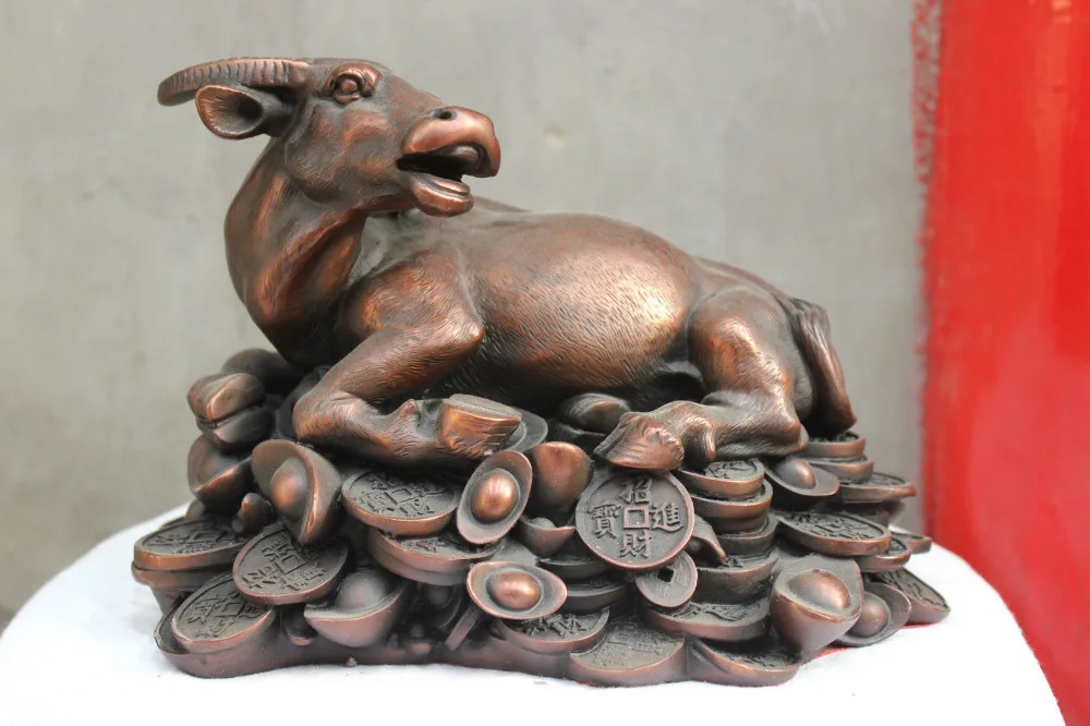 Chinese Tibetan Buddhism Tantra Bronze statue bossy Ox Bull YuanBao Buddha
Chinese Tibetan Buddhism Tantra Bronze statue bossy Ox Bull YuanBao Buddha