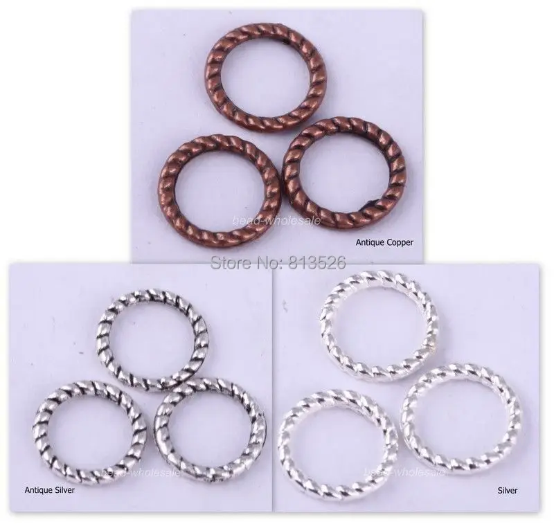 OMH wholesale 60Pcs Silver/Gold/Bronze/Copper Twist-Ring Charm Finding for Jewelry Making 8mm
OMH wholesale 60Pcs Silver/Gold/Bronze/Copper Twist-Ring Charm Finding for Jewelry Making 8mm