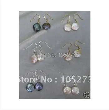 Charming!Pearl Earring Coin shaper Genuine Freshwater pearl 10-12mm & S925 sterling silvers hook earring 6pair/lot New Arrive
Charming!Pearl Earring Coin shaper Genuine Freshwater pearl 10-12mm & S925 sterling silvers hook earring 6pair/lot New Arrive