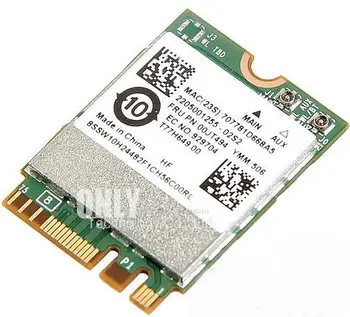 Broadcom BCM94350ZAE Wireless-AC NGFF 802.11ac 867M Wifi Bluetooth BT 4.1 Network Wlan Card For Lenovo/IBM/Thinkpad FRU:00JT494
Broadcom BCM94350ZAE Wireless-AC NGFF 802.11ac 867M Wifi Bluetooth BT 4.1 Network Wlan Card For Lenovo/IBM/Thinkpad FRU:00JT494