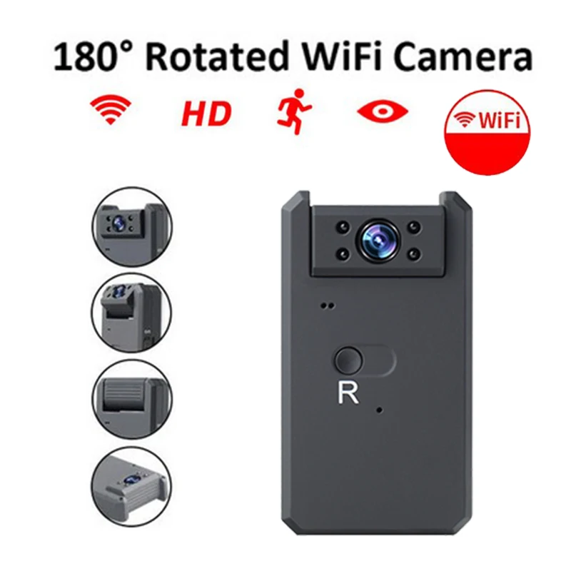 Mini WiFi Camera HD 1080P Video Audio Recorder Night Vision Motion Sensor Camcorder Nanny Rotated Security Micro Cam
Mini WiFi Camera HD 1080P Video Audio Recorder Night Vision Motion Sensor Camcorder Nanny Rotated Security Micro Cam