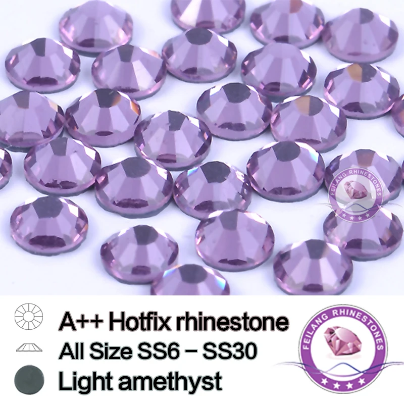 Light Amethyst A++ Hotfix Rhinestones Flatback Iron On Germany Glue Purple Strass for Clothes Decoration Crafts DIY
Light Amethyst A++ Hotfix Rhinestones Flatback Iron On Germany Glue Purple Strass for Clothes Decoration Crafts DIY