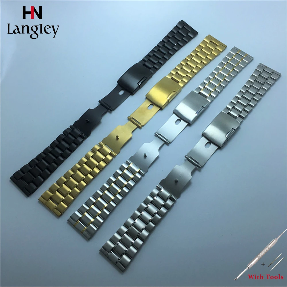 14mm 16mm 18mm 19mm 20mm 21mm 22mm 24mm 26mm Wristbands High Quality Stainless Steel Watch Straps Watches Accessories
14mm 16mm 18mm 19mm 20mm 21mm 22mm 24mm 26mm Wristbands High Quality Stainless Steel Watch Straps Watches Accessories