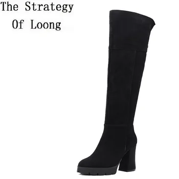 2019 New Arrival Winter Cow Suede Chunky Square Heel Women Boots Round Toe Plush Basic Zipper Over The Knee Boots ZY170901
2019 New Arrival Winter Cow Suede Chunky Square Heel Women Boots Round Toe Plush Basic Zipper Over The Knee Boots ZY170901
