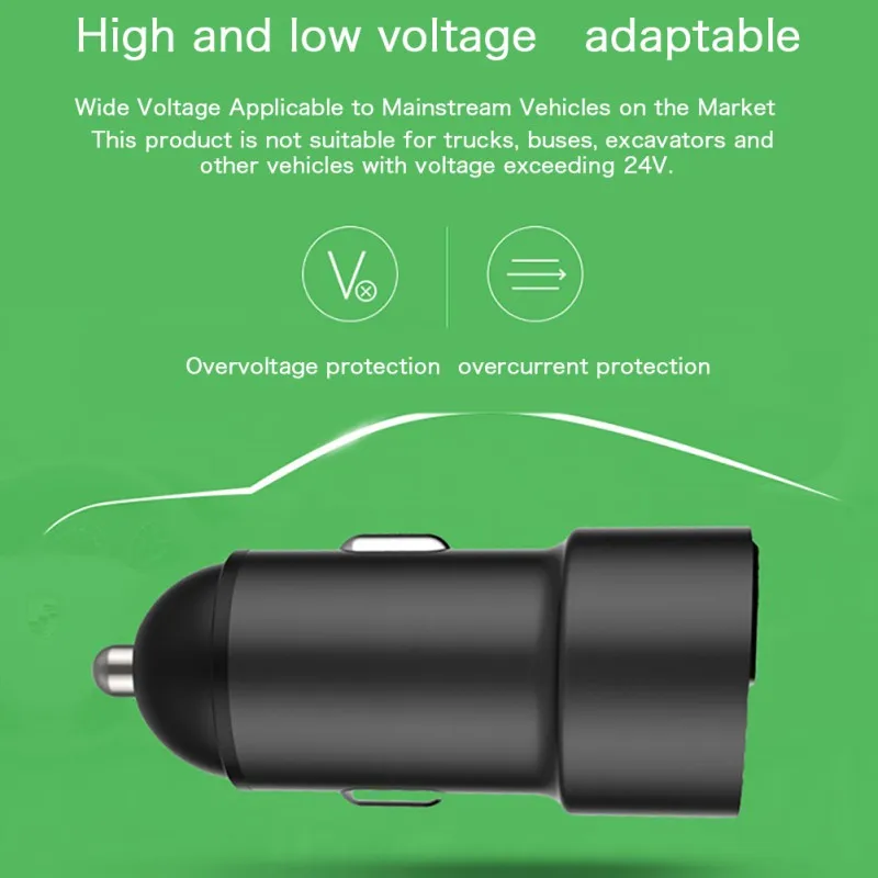 Safety 3.6A Dual USB Ports Car Charger Mini Compact Universal Fast Charging Car Adapter For samsung iphone xiaomi huawei
Safety 3.6A Dual USB Ports Car Charger Mini Compact Universal Fast Charging Car Adapter For samsung iphone xiaomi huawei