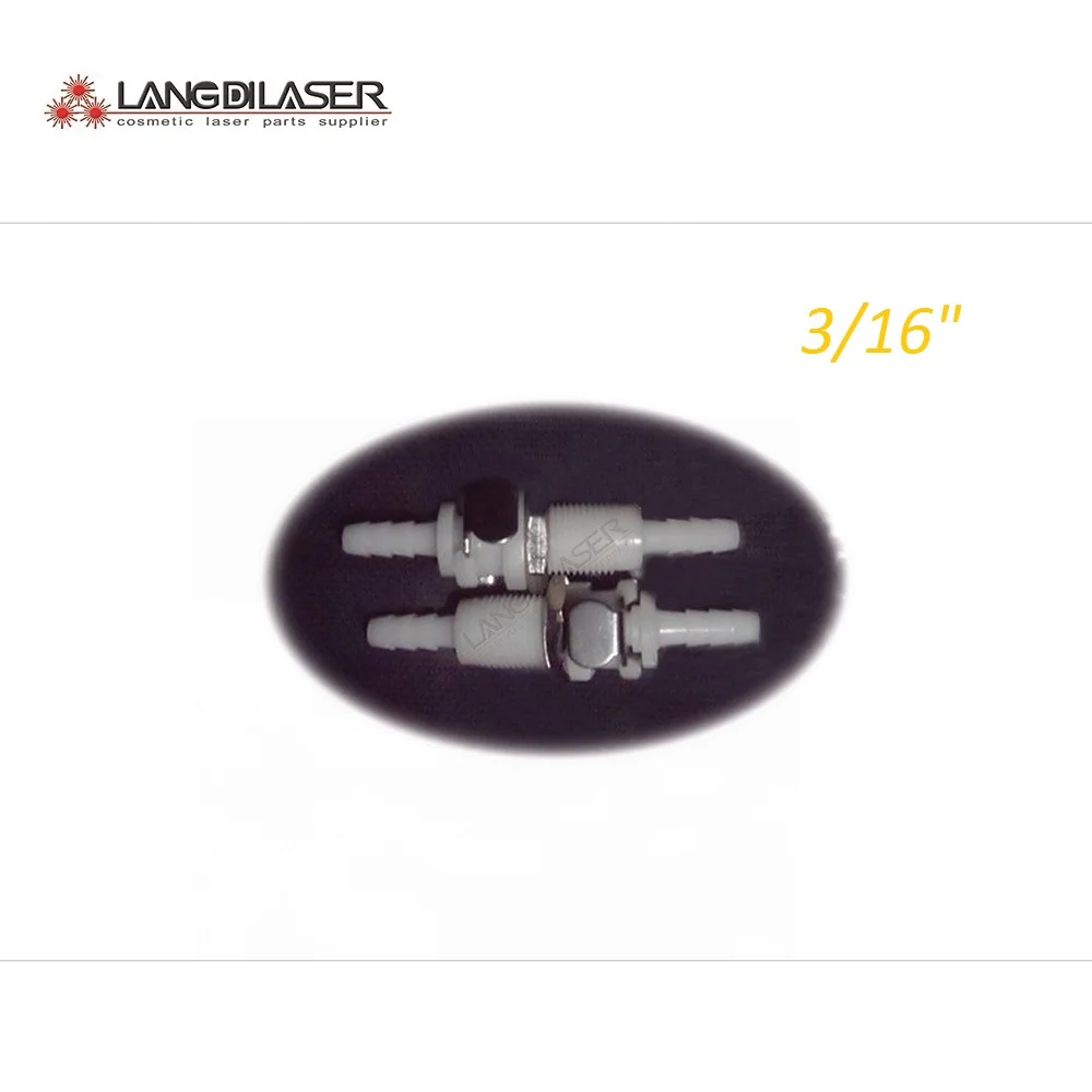 size : 3/16 inch , water connector , water connector for handle , water connector for IPL laser system , IPL handpiece connector
size : 3/16 inch , water connector , water connector for handle , water connector for IPL laser system , IPL handpiece connector