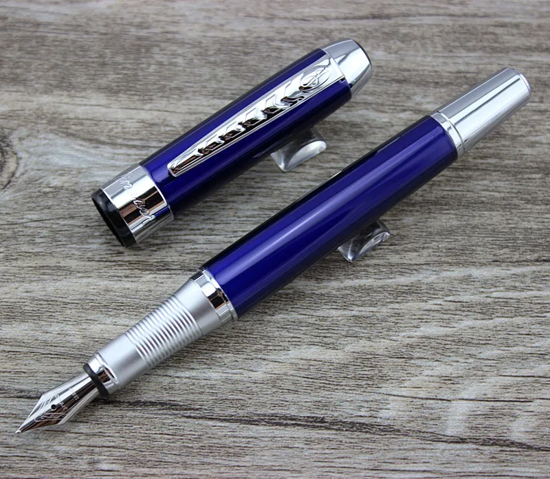 Jinhao 250 calligraphy pens Blue 0.5mm Fine Nib ink pen best office store fancy fountain pen Silver Trim with designer pens
Jinhao 250 calligraphy pens Blue 0.5mm Fine Nib ink pen best office store fancy fountain pen Silver Trim with designer pens
