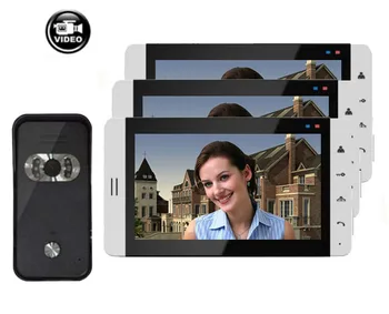 7 inch Video Doorbell Touch Monitor Intercom Outdoor Camera Night Vision Unlock Intercom System SD Record Slot (Optional)
7 inch Video Doorbell Touch Monitor Intercom Outdoor Camera Night Vision Unlock Intercom System SD Record Slot (Optional)
