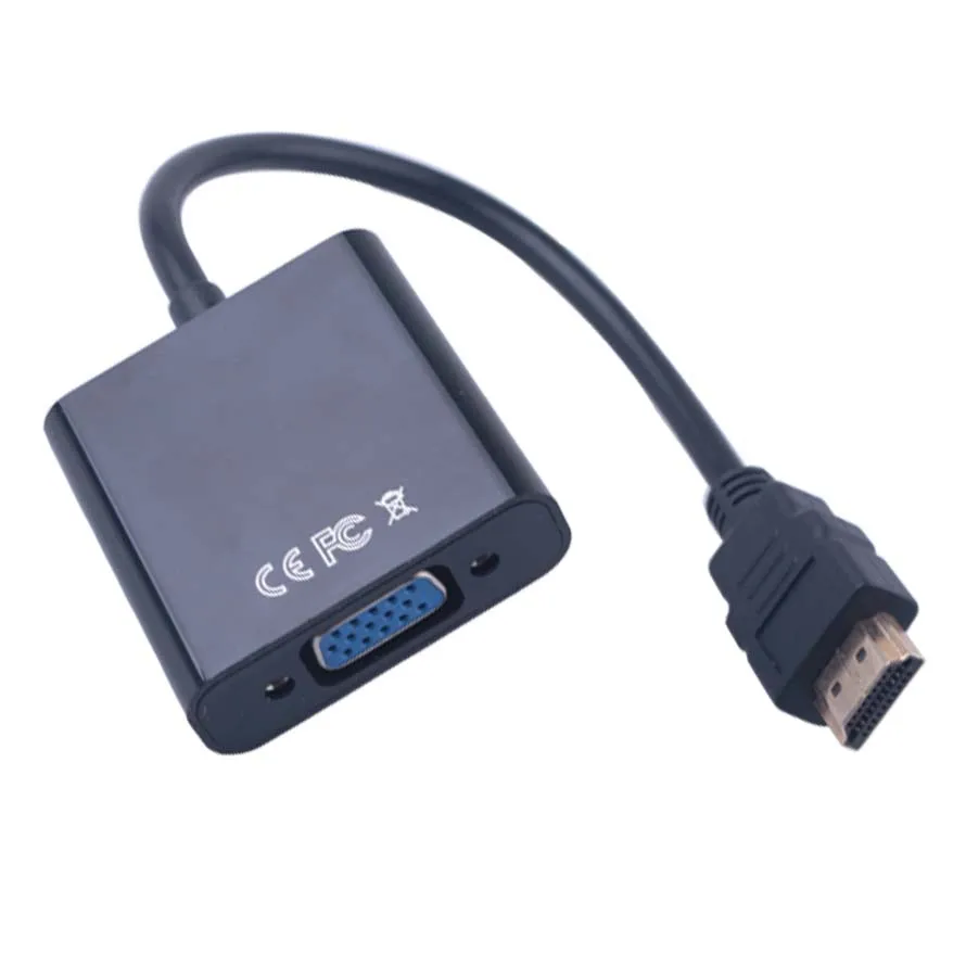 Адаптер hdmi-vga цифро-аналоговый преобразователь Аудио и видео переходник