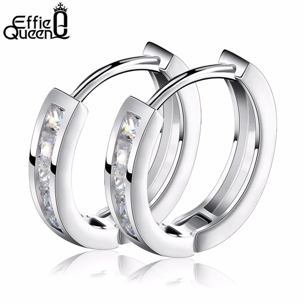 Effie Queen Shining Circle Hoop Earrings for Women AAA Grade Austrian Zircon Paved Earrings Hoop Jewelry DE02
Effie Queen Shining Circle Hoop Earrings for Women AAA Grade Austrian Zircon Paved Earrings Hoop Jewelry DE02