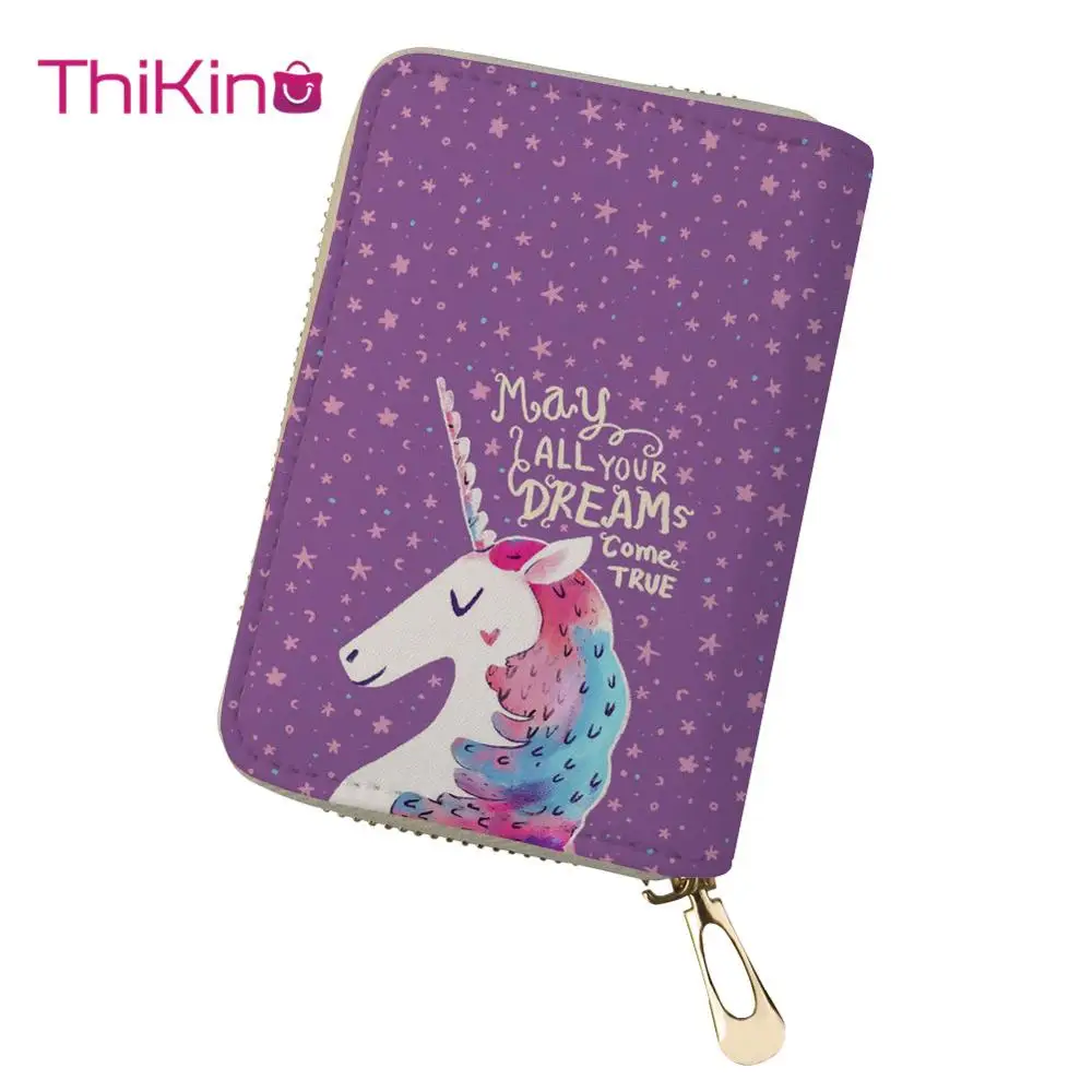 Thikin Cartoon Unicorn Card Holder for Girls Teens Mini Card Bag Women Card Protector Students Card package Baby Storage Bags
Thikin Cartoon Unicorn Card Holder for Girls Teens Mini Card Bag Women Card Protector Students Card package Baby Storage Bags